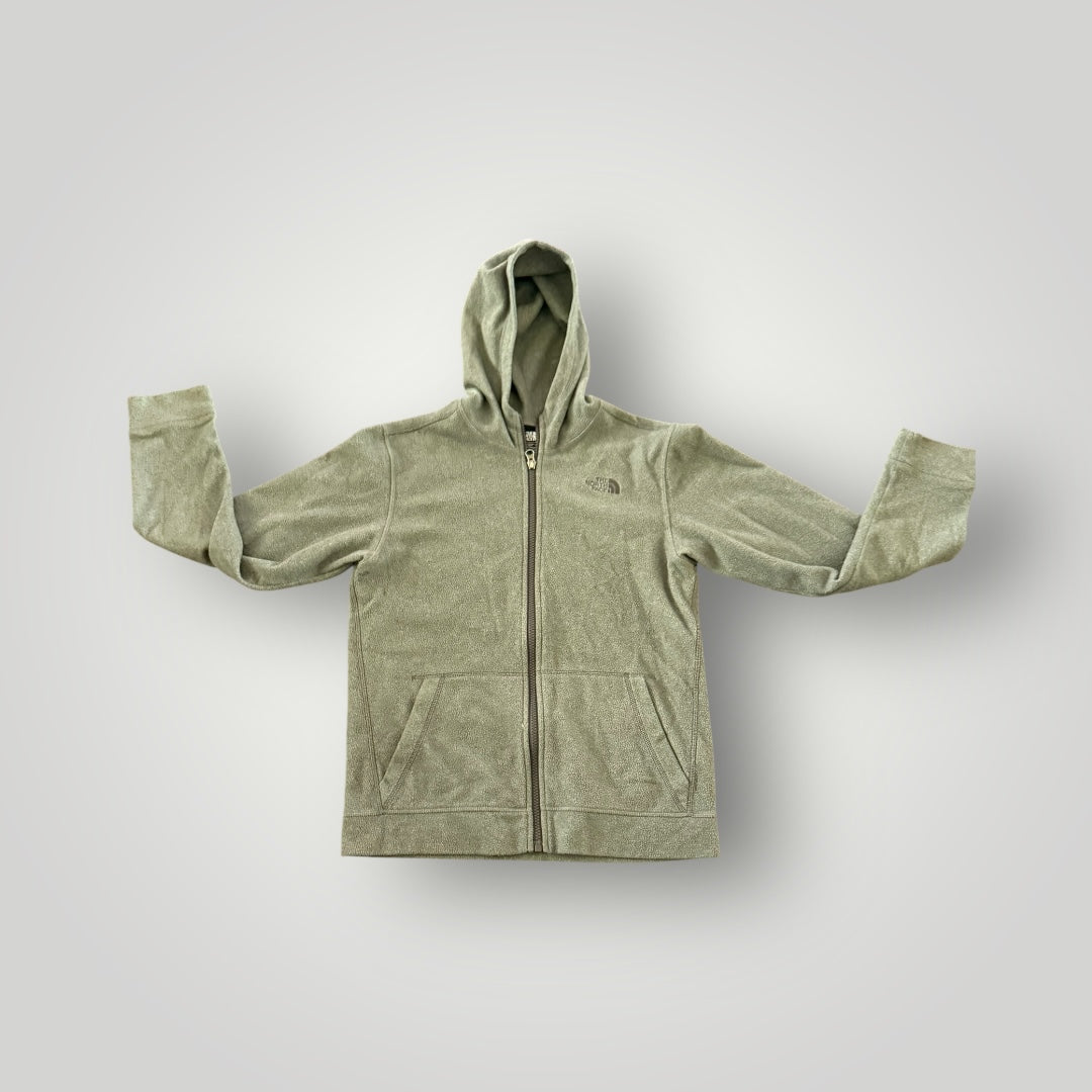 The North Face Boys Gray Full Zip Fleece Hoodie Size 14/16