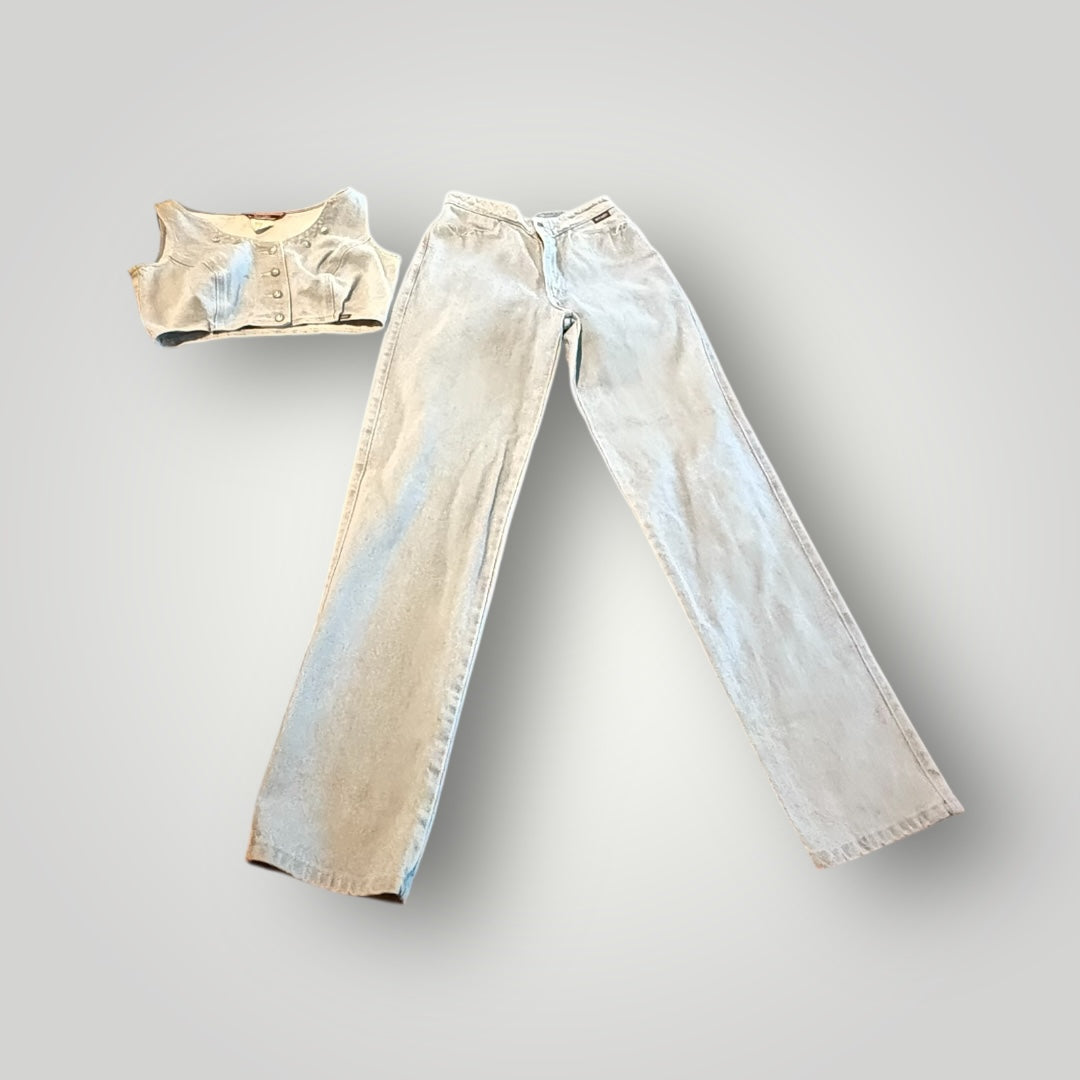 Rocky Light Wash Denim Set Size Medium