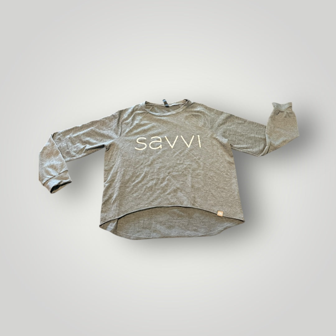 savvi Rebel Fleece Crew Size Small