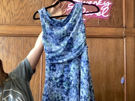 Purple Floral Originality  Women-Dresses/Rompers, Small