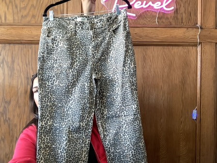 Leopard M Jeans Women-Bottoms, 12 Regular