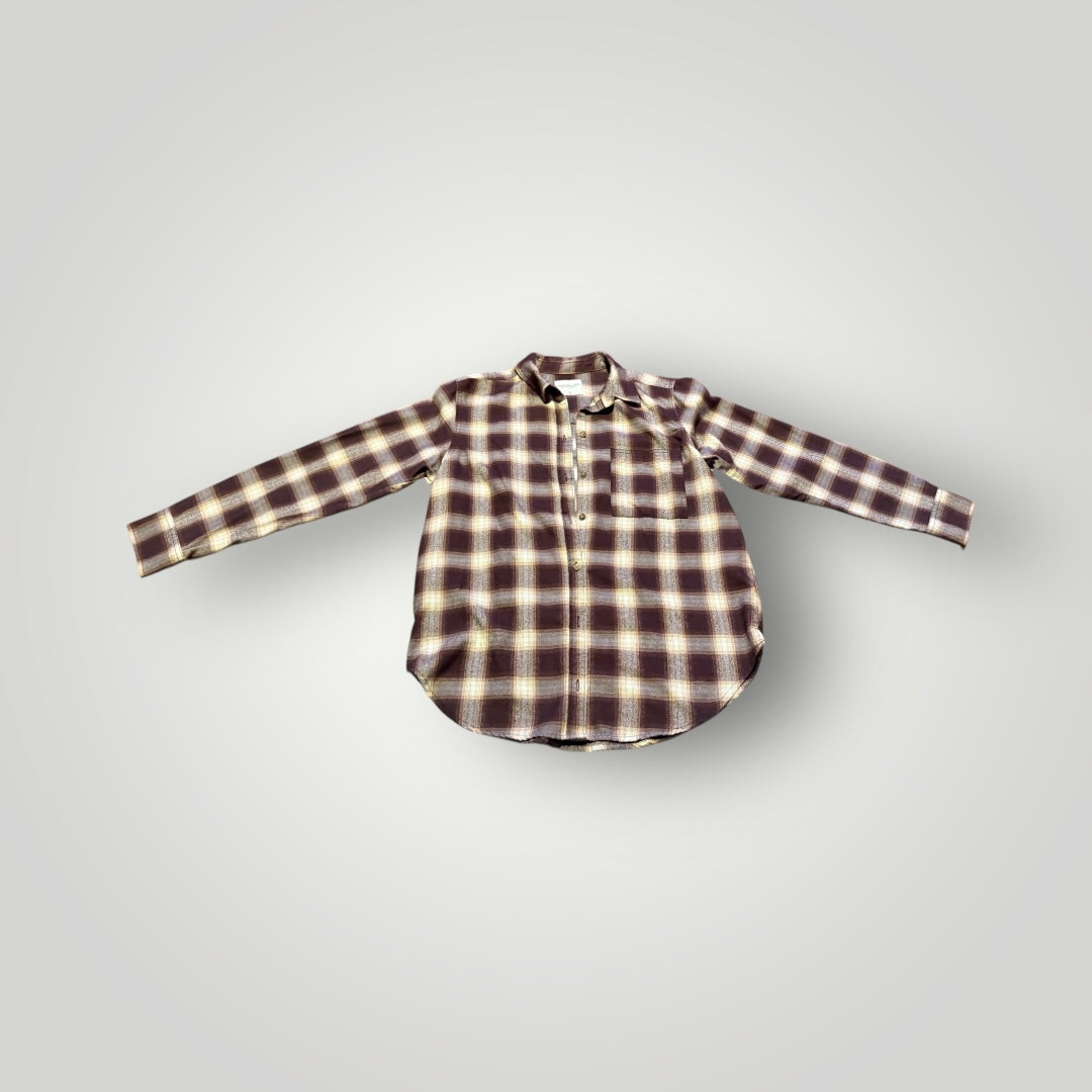 Abercrombie & Fitch Plaid Button Down Flannel Size Medium