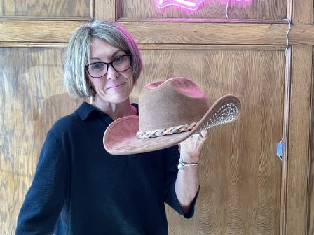 Brown Hat Women-Accessories/Purses