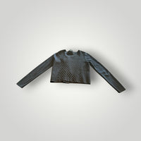 Elle Quilted Zip Jacket Size Medium