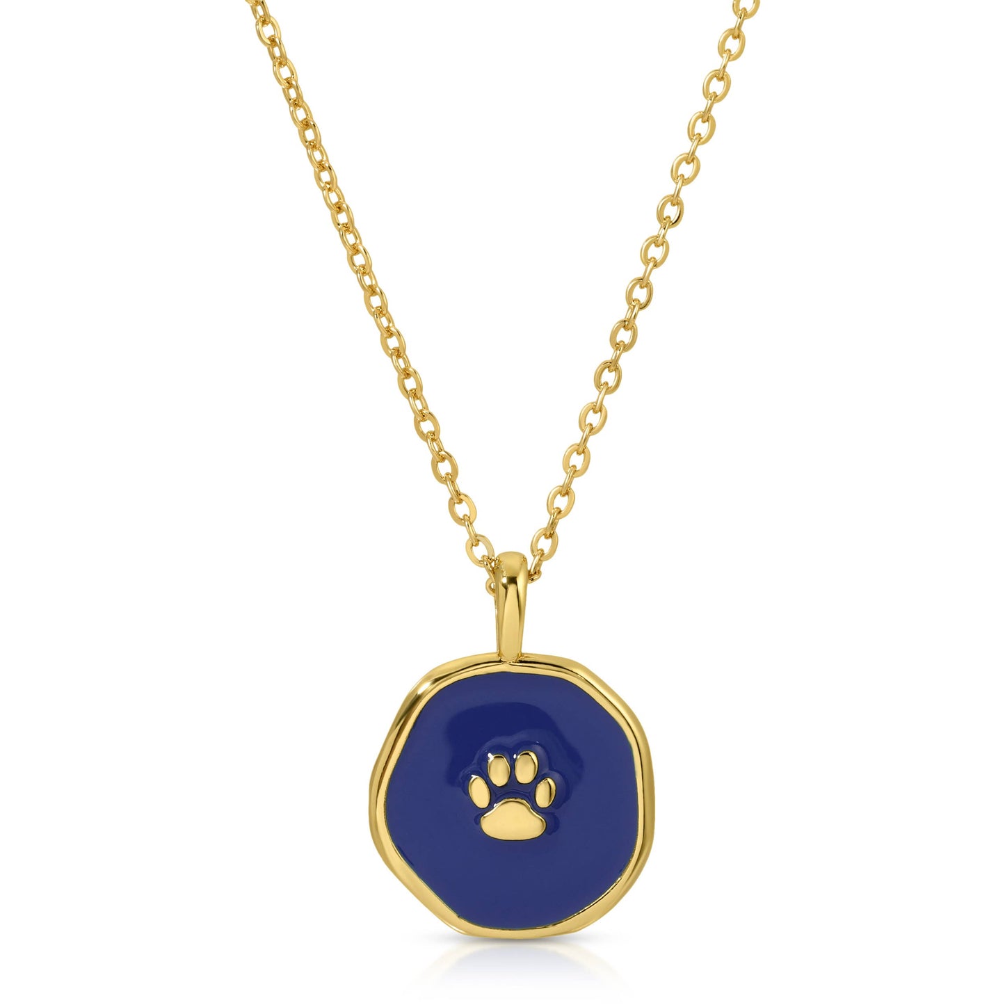 Paw Print Pendant Necklace