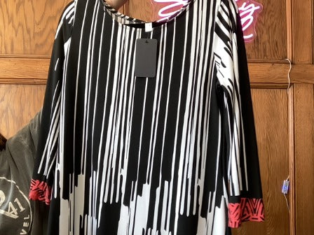 Black/White HAANI Women-Dresses/Rompers, Medium