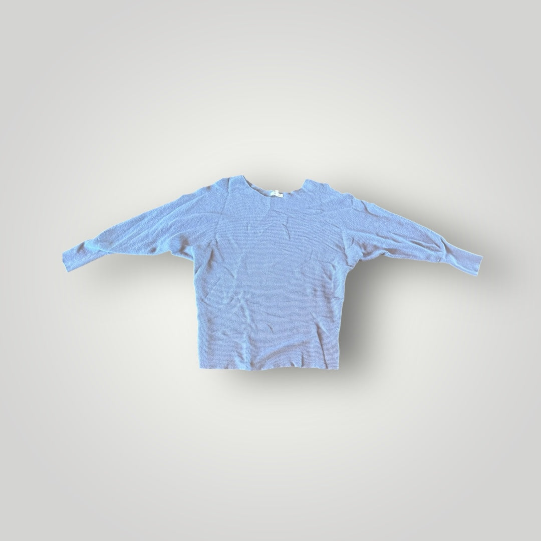 Maurice’s Light Blue Dolman Sleeve Knit Top Size Small