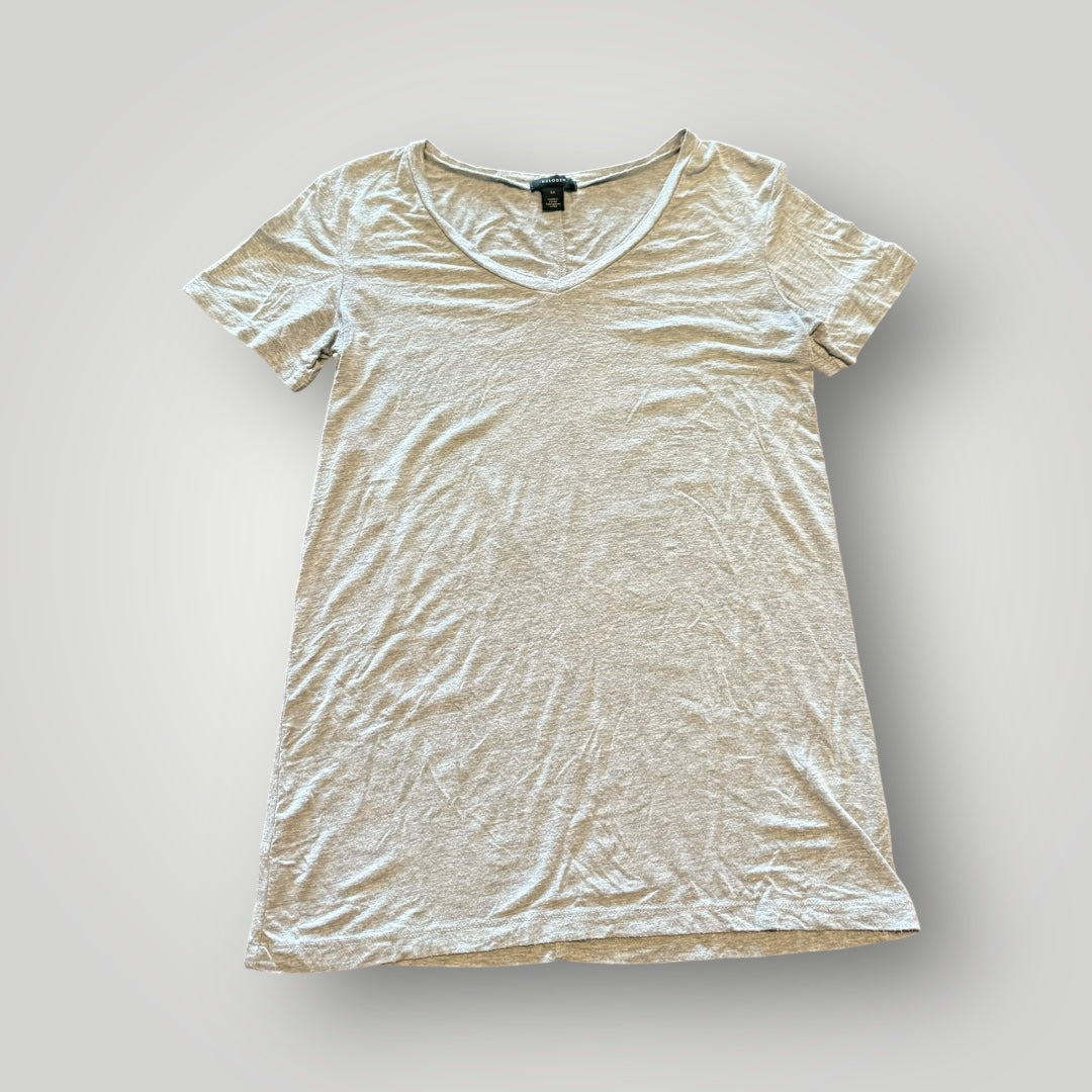 🤍 Halogen Heathered V-Neck Tee Size XS