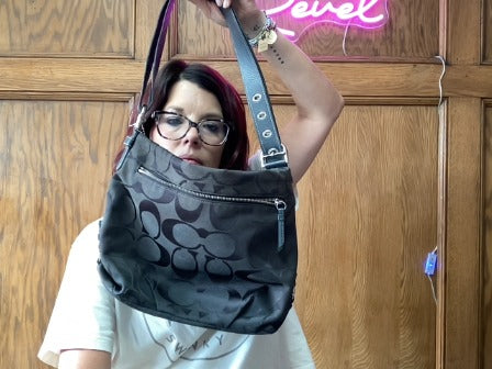 Black Coach hobo, Medium