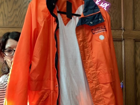 Orange Rawlings Women-Outerwear, Small