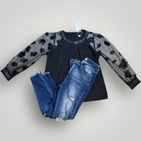 Black Sparkly Size M