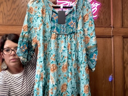 Floral Qearal long, Small