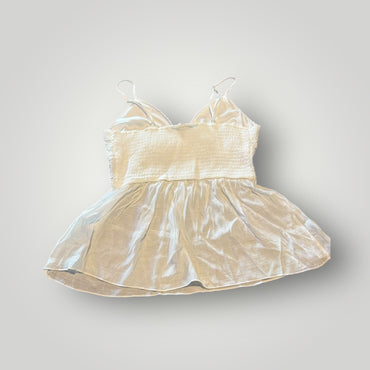 Rebellion Lace Trim Peplum Cami Size Large (NWT)