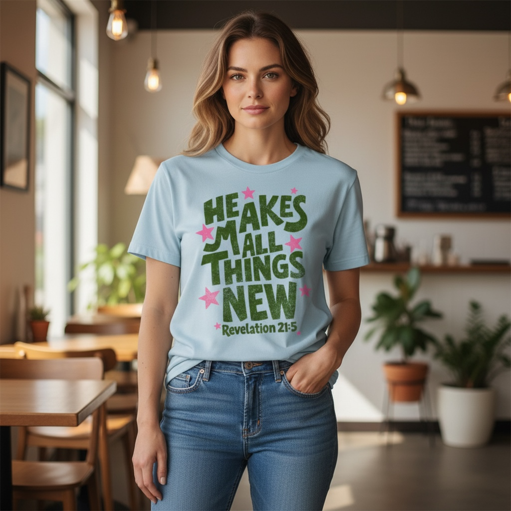 He Makes All Things New Graphic Tee