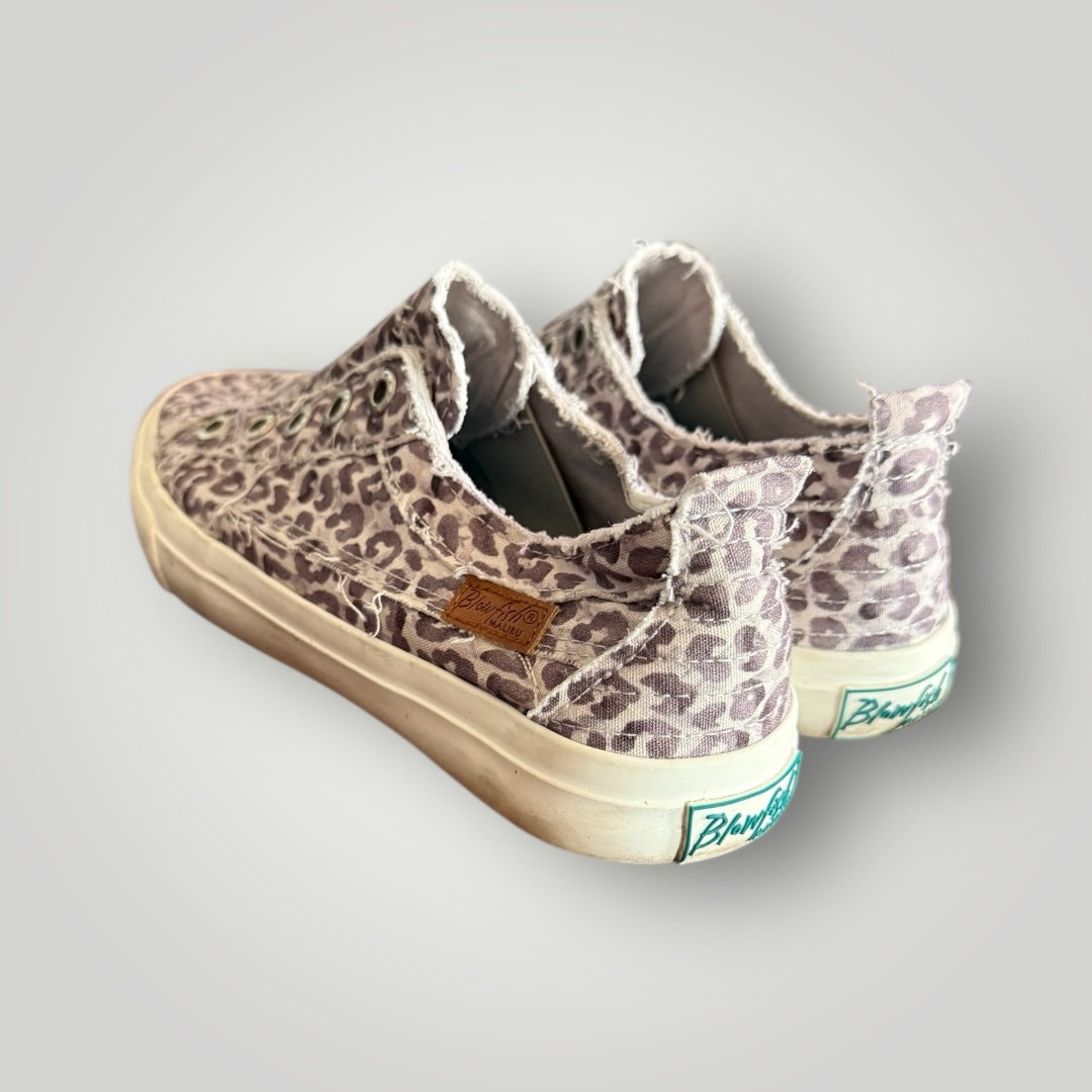 Blowfish Slip-On Sneakers Leopard Print Size 9