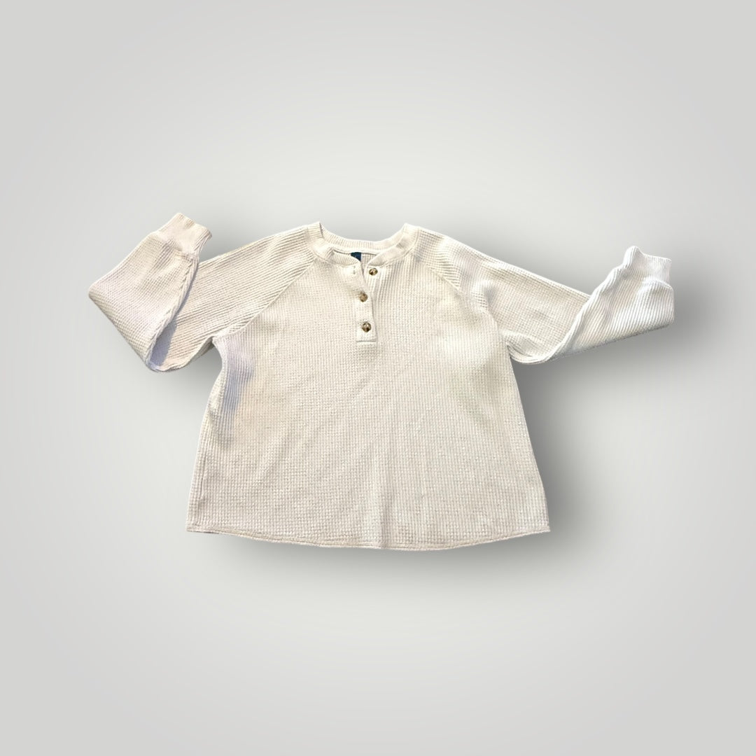 Old Navy Waffle Knit Henley Size Large