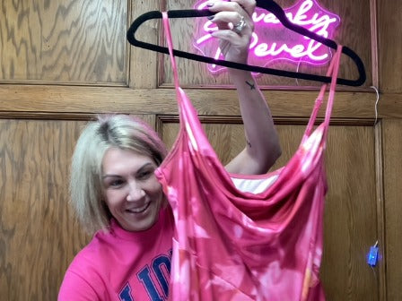 Pink No Brand Women-Dresses/Rompers, XL