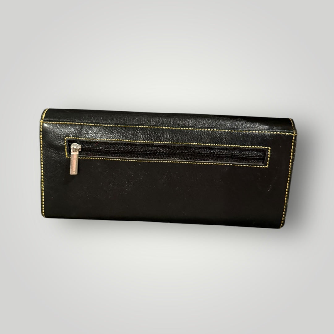 Prada Black Leather Wallet- READ CAPTION