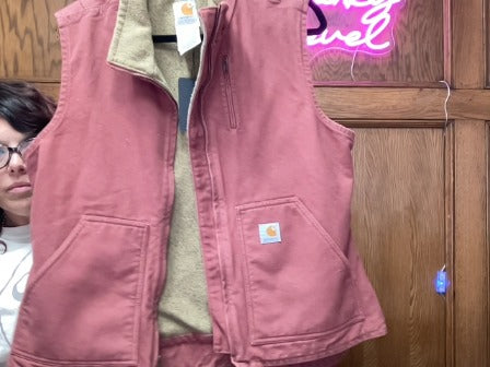 Maroon Carhartt vest
