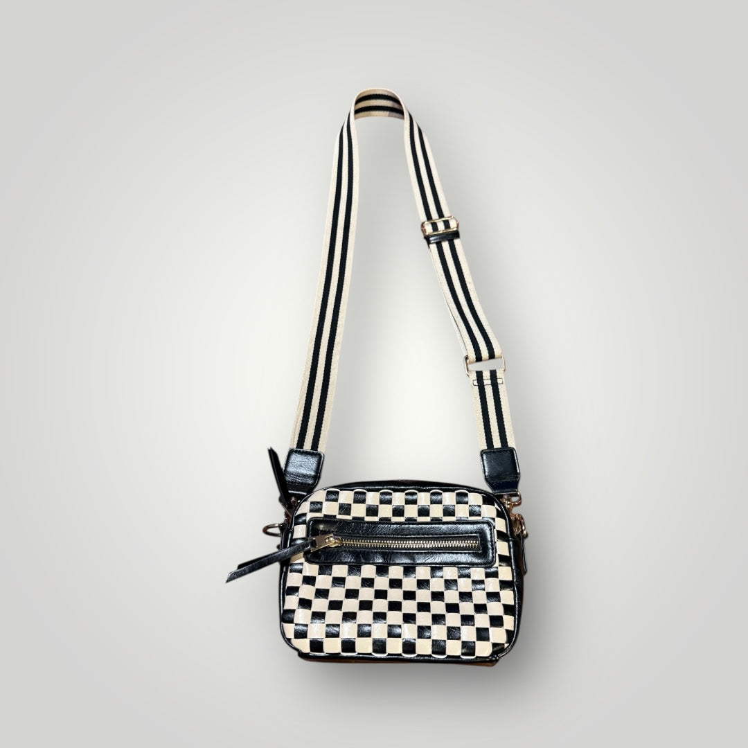 Universal Thread Woven Checkerboard Crossbody Bag