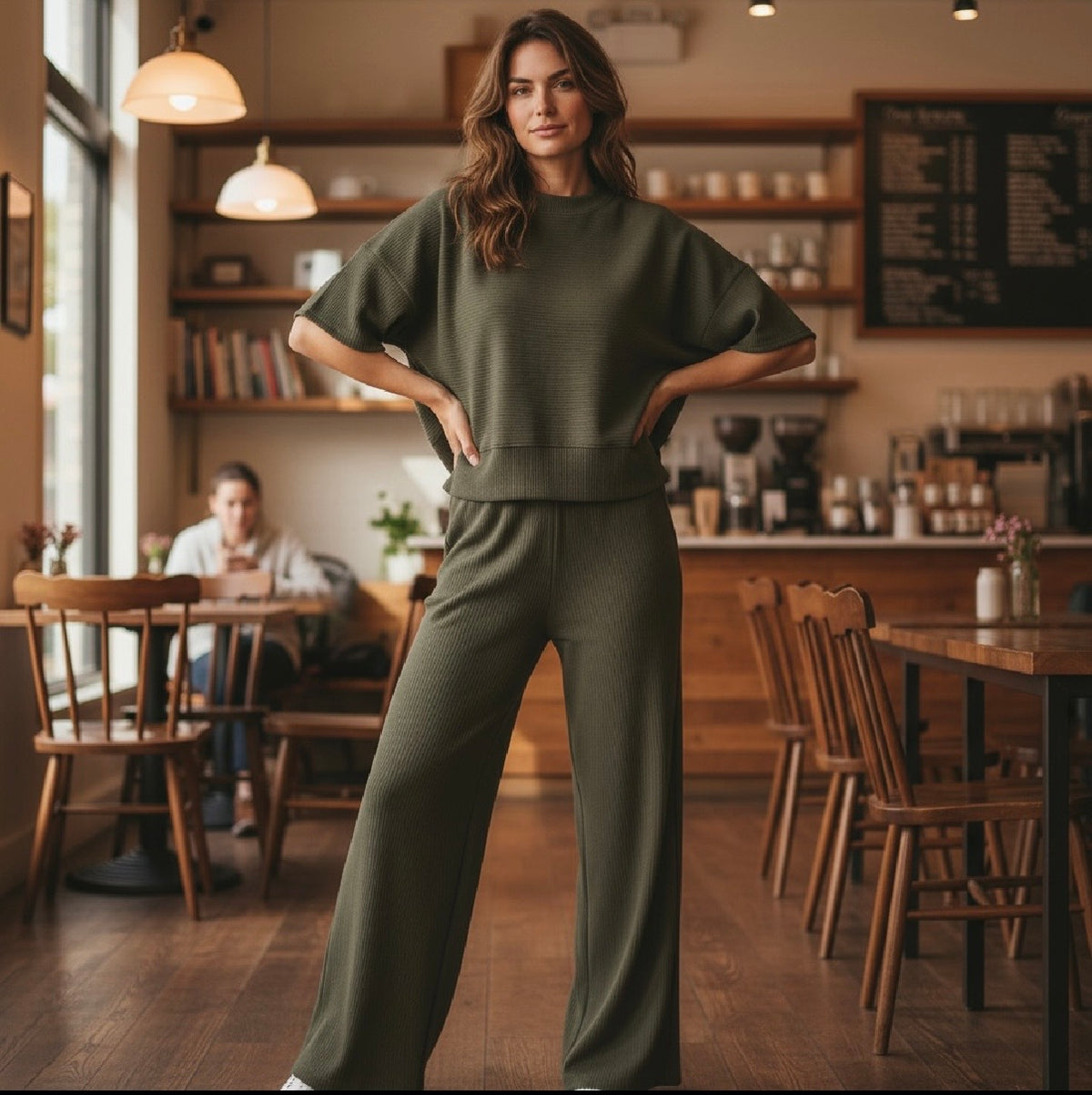 Everyday Comfort Ribbed Two-Piece Set