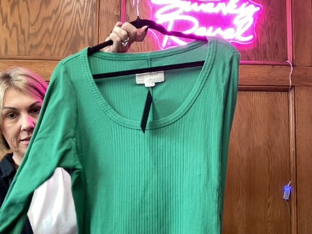 Green Saturday Sunday Women-Tops, Large