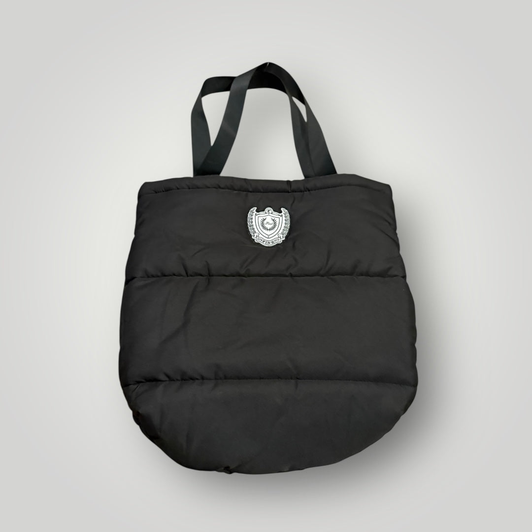 PINK Black Puffer Tote Bag New with Tags