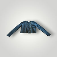 Elle Quilted Zip Jacket Size Medium