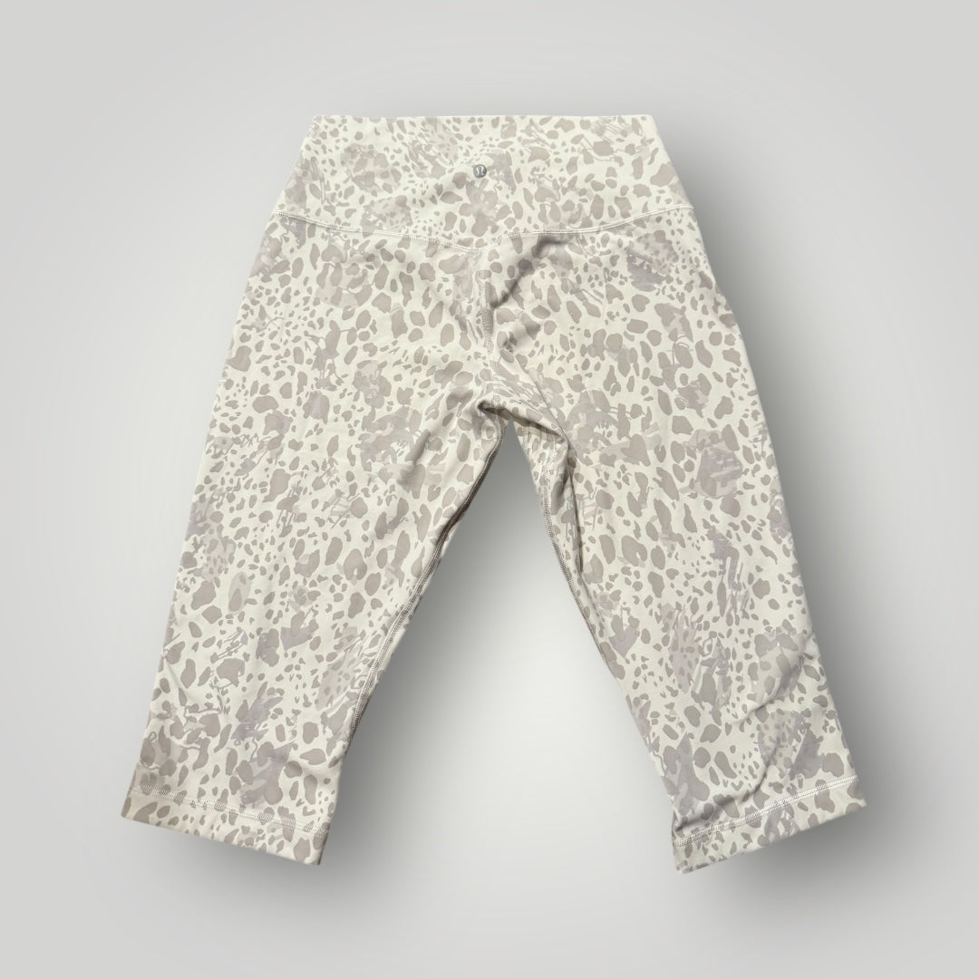 Lululemon Wunder Under Crop Leggings  Animal Print Size 12