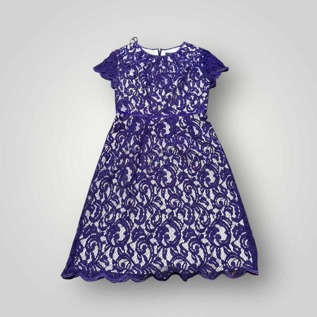 Adrianna Papell Lace Overlay Dress Size 2