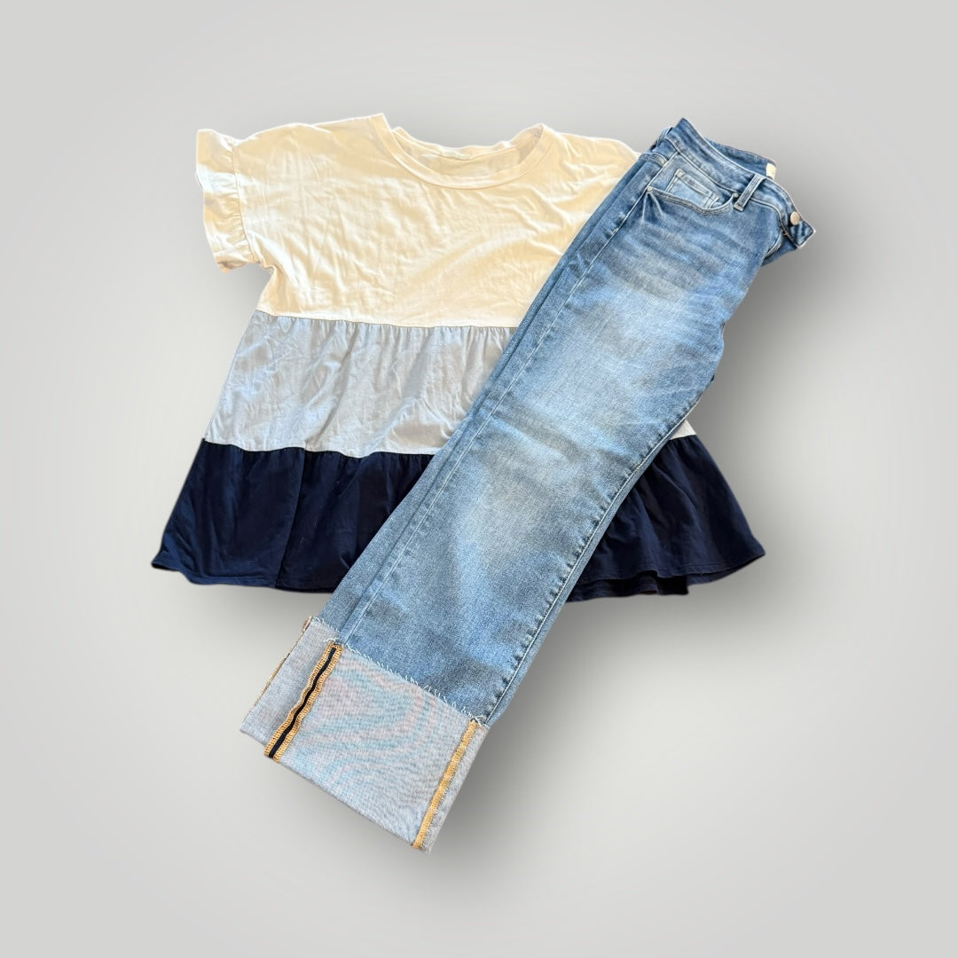 Cotton Bleu Top (Boutique) size Medium