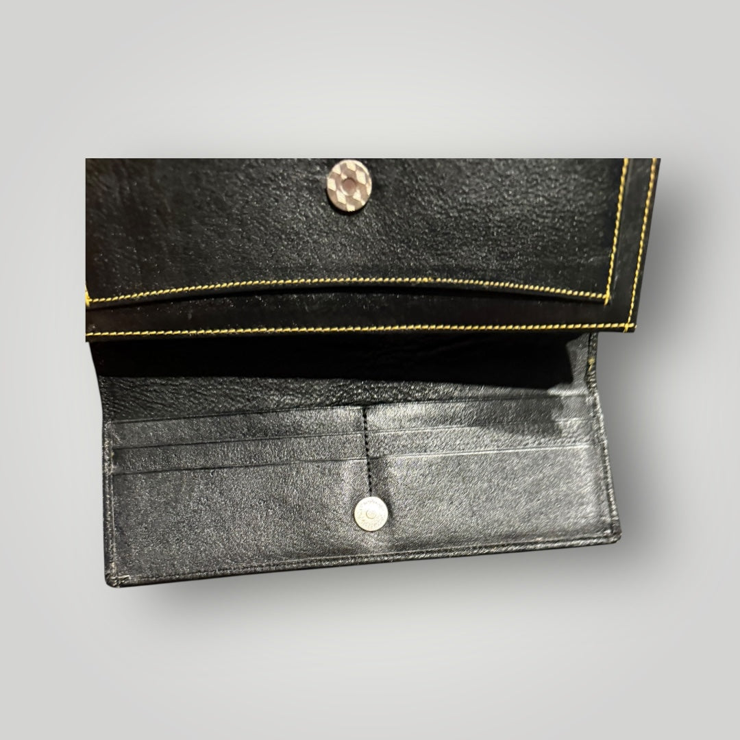 Prada Black Leather Wallet- READ CAPTION