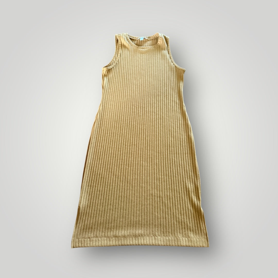 Nine West Ribbed Knit Midi Tank Dress Size Large