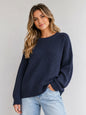 Buttermelon Navy Sweater
