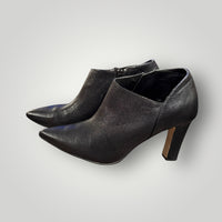 Black Leather Booties Cole Haan Size 6.5