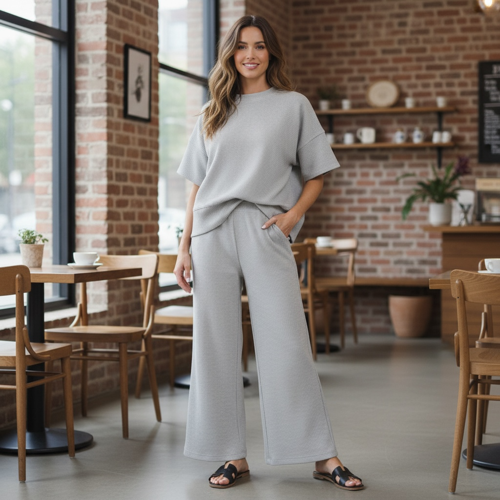 Zenana Ribbed Set