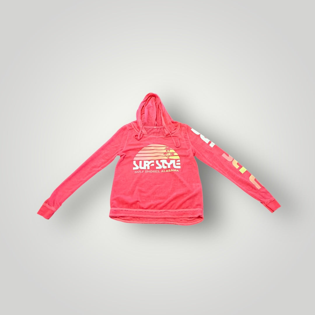 Surf Style Gulf Shores Lightweight Hoodie Size Small