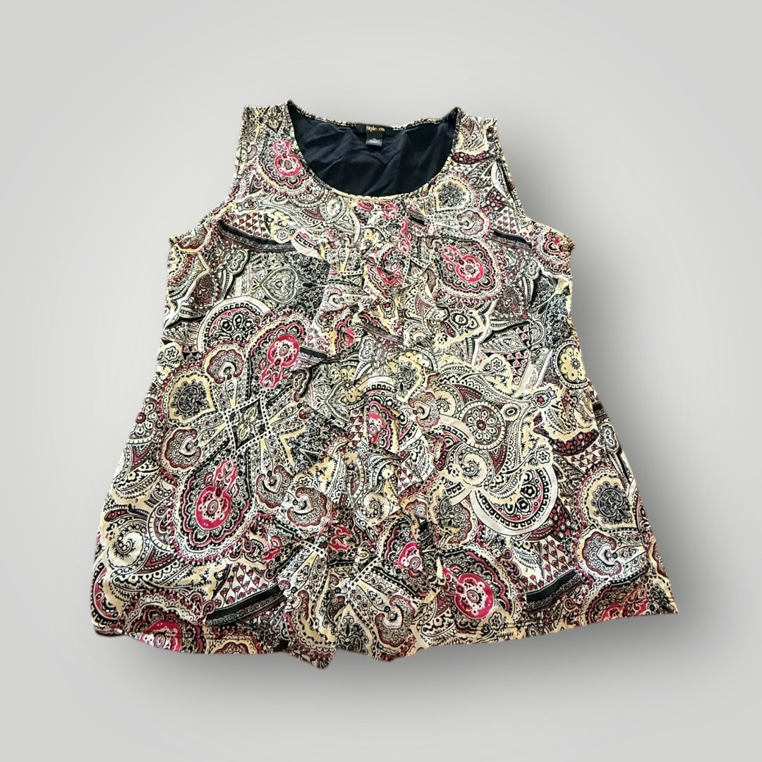 Style & Co. Printed Cami Tank – XL