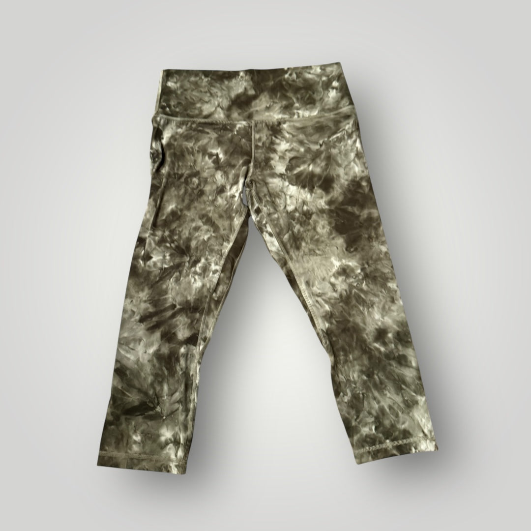Lululemon Tie-Dye Wunder Under Crop Leggings Size 12