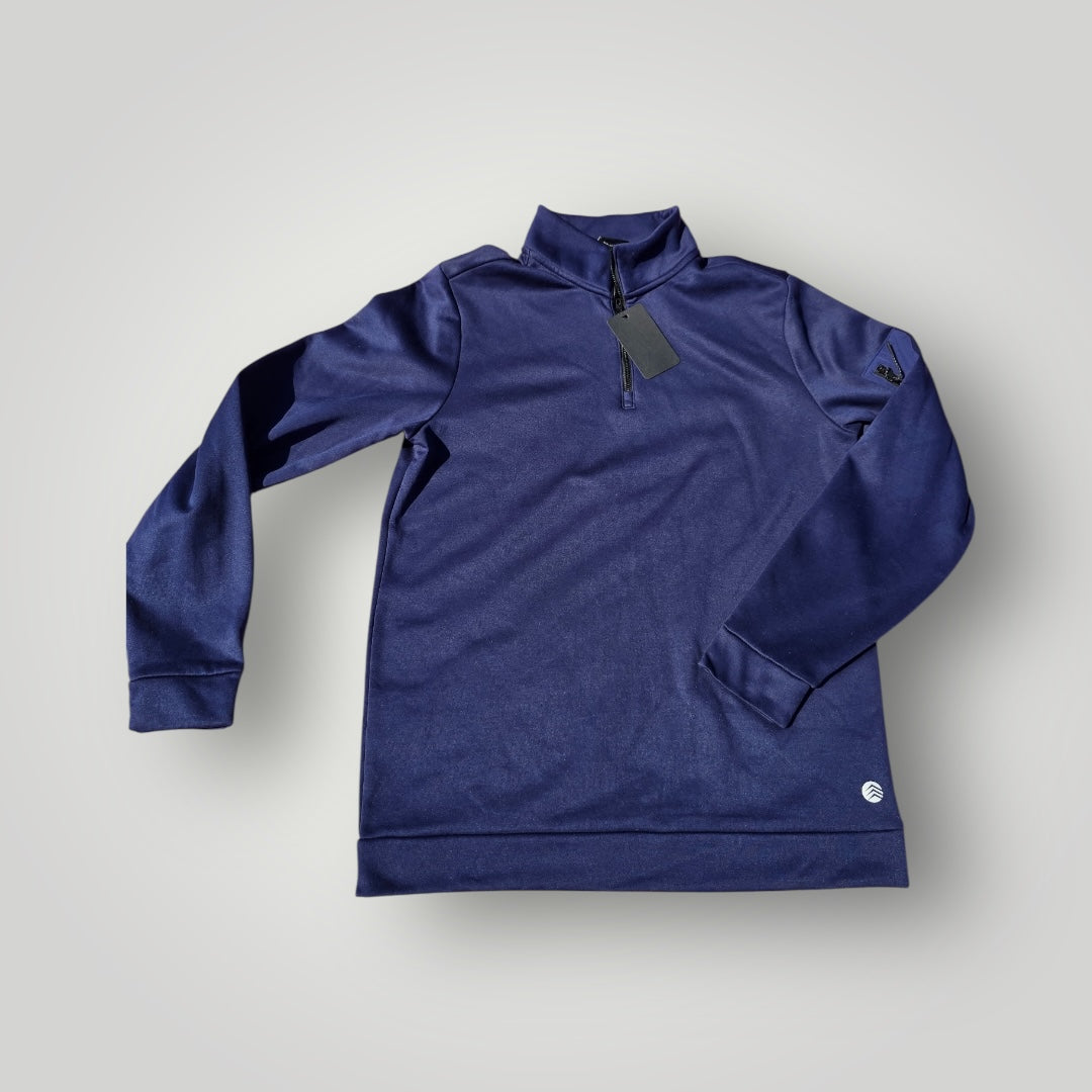 Solaris Navy Quarter-Zip Pullover Size Medium
