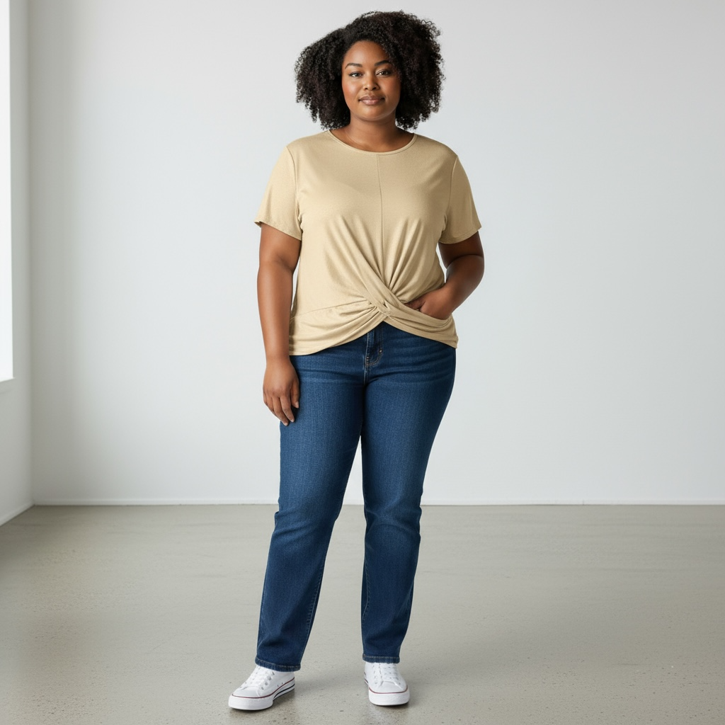 Cato Twist-Front Top Size 18/20