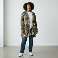 Cato Geometric Open Front Cardigan Size 18/20