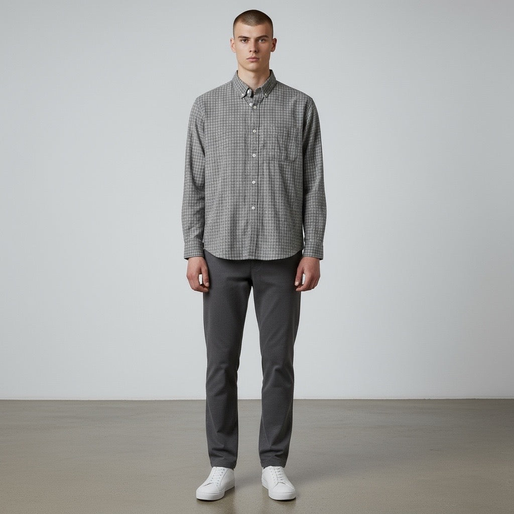 Banana Republic Untucked Fit Button Down Shirt Size Large