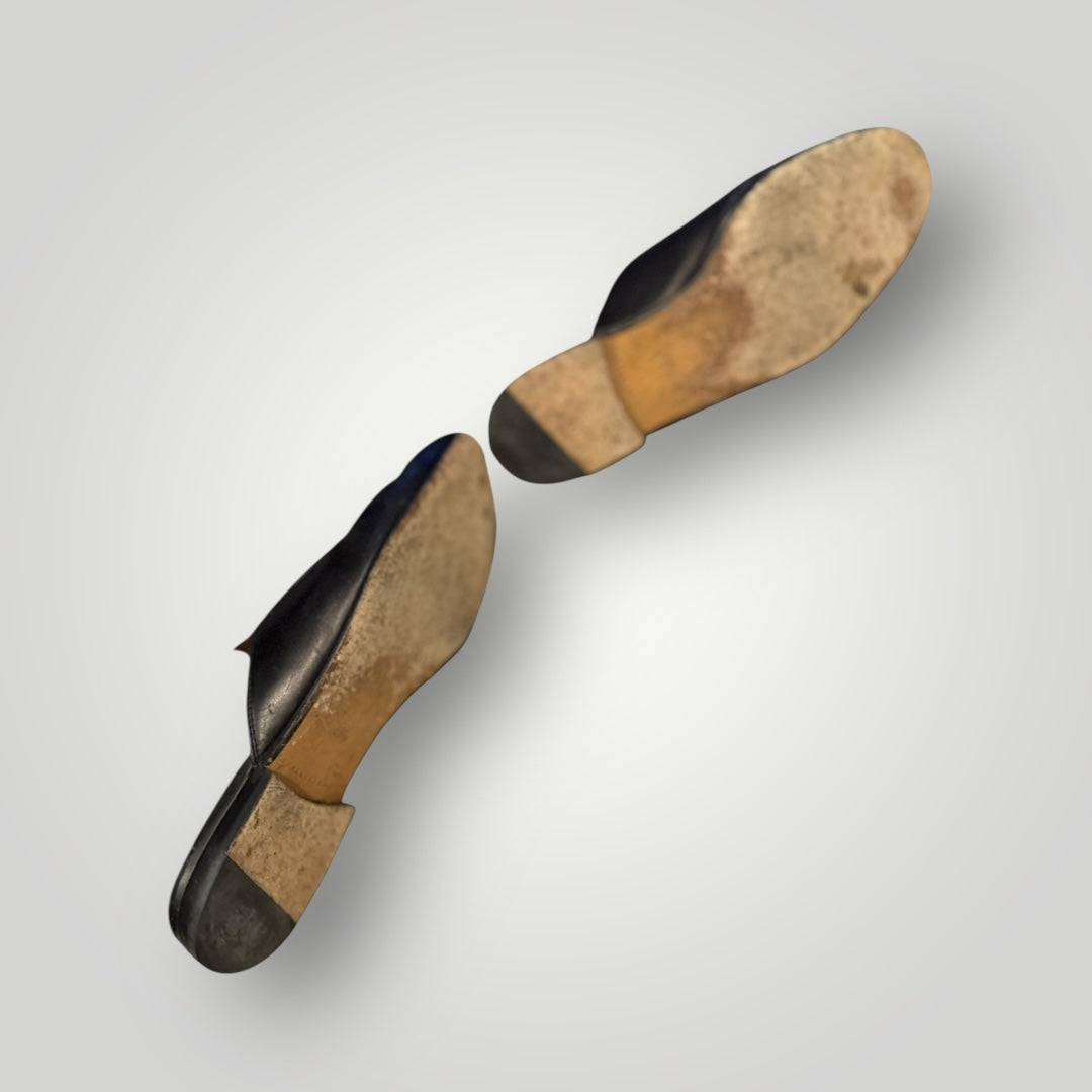 Gucci Princetown Leather Horsebit Mules Black Size 35.5