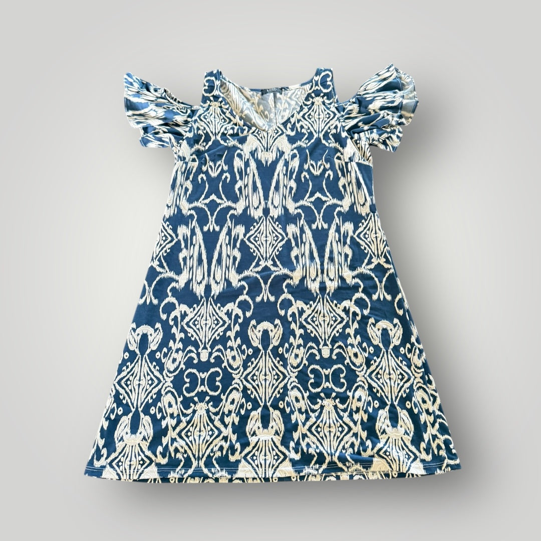 MSK Petite Black Ribbed Sleeveless Midi Dress Size Large