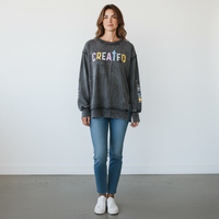 Created With a Purpose Graphic Sweatshirt