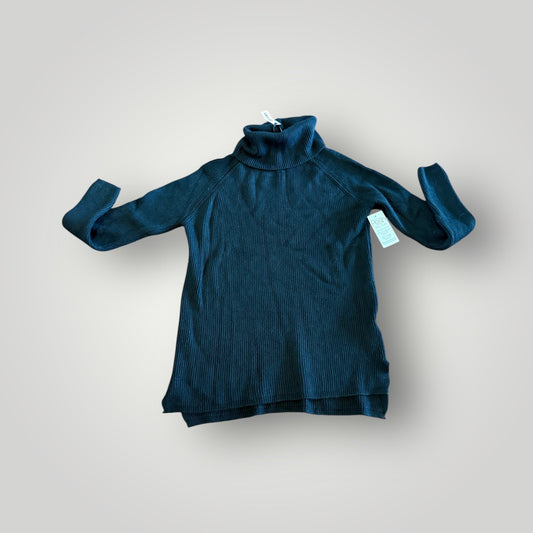 NWT Coco + Carmen Black Ribbed Turtleneck Tunic Sweater Size S/M