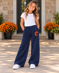 Youth Carterville Lions Wide Leg Sweatpants