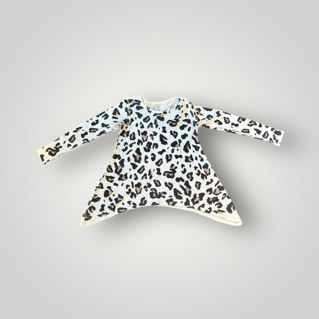 Phil Love Leopard High Low Tunic Size Small
