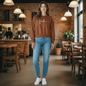 Faith Script Graphic  Crop Sweatshirt